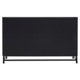 Orphee Wooden Sideboard With 4 Doors In Black