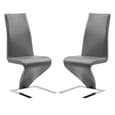 Parini Large Extending Magnesia Dining Table 6 Demi Grey Chairs