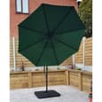 Pevely Polyester Garden Parasol In Banana Green