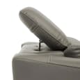 Phoenixville Faux Leather Armchair In Grey