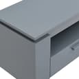 Portland Wooden TV Stand With 2 Drawers In Grey