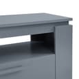 Portland Wooden TV Stand With 2 Drawers In Grey
