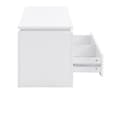 Portland Wooden TV Stand With 2 Drawers In White