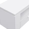 Portland Wooden TV Stand With 2 Drawers In White