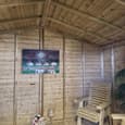 Pretoria Large Wooden Garden Summerhouse With 2 Windows In Natural