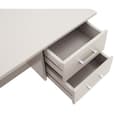 Probus Wooden Laptop Desk With 2 Drawers In Grey