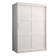 Rieti I Wooden Wardrobe 2 Sliding Doors 120cm In White