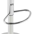 Ripple Bordeaux Faux Leather Bar Stools With Chrome Base In Pair