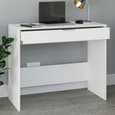 Rutland Wooden Laptop Desk With 1 Drawer In White