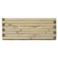 Sawrey Wooden Garden Rectangular Patio Planter In Natural