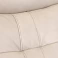 Sotra Faux Leather Electric Recliner Armchair In Stone