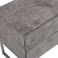 Strada Bedside Cabinet With 2 Drawers In Concrete Effect