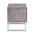 Strada Bedside Cabinet With 2 Drawers In Concrete Effect