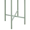 Tavira Small Metal Floor Standing Planter In Green