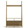 Travis Wooden Ladder TV Stand With 3 Shelves In Oak