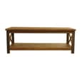 Utica Large Wooden Rectangular Coffee Table In Satin Lacquer