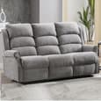 Warth Fabric Electric Recliner 3+1+1 Seater Sofa Set In Latte