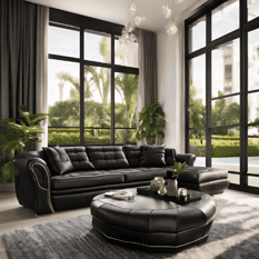 Modern Leather Sofa Sets UK Sale