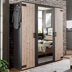 4 Doors Wardrobe - Browse for Spacious and Elegant Wardrobes Online at Furniture in Fashion