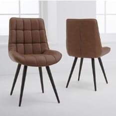 Elevate your dining experience with our luxurious leather dining chairs. Shop now at Furniture in Fashion