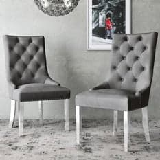 Add comfort and style to your dining room with our selection of fabric dining chairs. Shop now at Furniture in Fashion