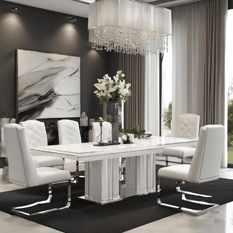 High Gloss Dining Table Sets All UK