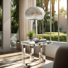 High Gloss Side And Lamp Tables UK