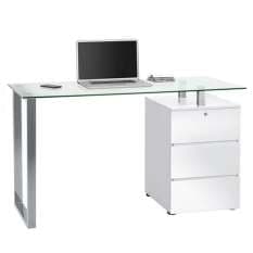 Add a Touch of Elegance to Your Home Office with Furniture in Fashion's Glass Computer Desks.