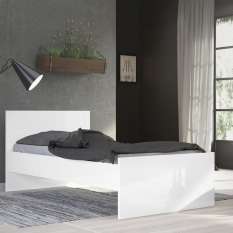 Furniture in Fashion - Single High Gloss Beds: Modern and Chic Bedroom Furniture