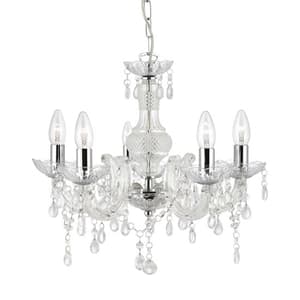 Marie Therese Chrome Ceiling Light
