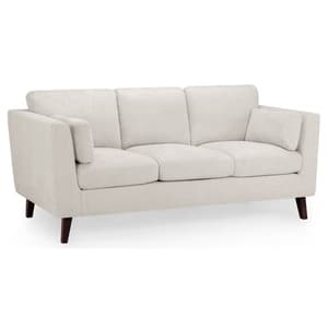 Airdrie Fabric 3 Seater Sofa In Beige