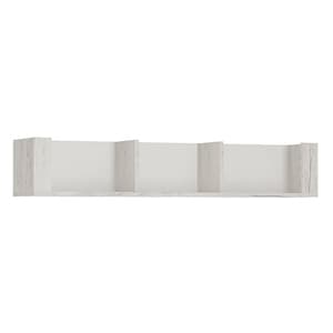 Alink Wooden Large Wall Shelf In White