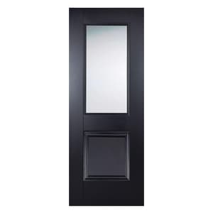 Arnhem Glazed 1981mm x 838mm Internal Door In Black