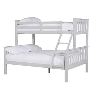 Beverley Wooden Single And Double Bunk Bed In Grey