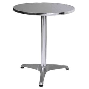 Bistro Round Table In Aluminium