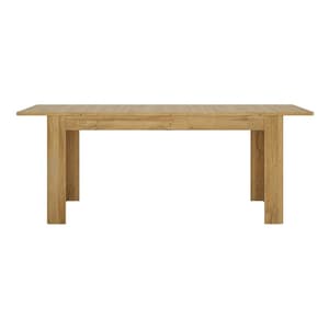 Corco Extending Wooden Dining Table In Grandson Oak