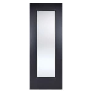 Eindhoven Glazed 1981mm x 762mm Internal Door In Black