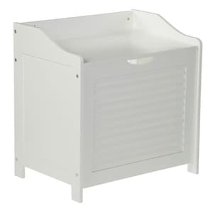 Fargo Wooden Bathroom Laundry Storage Cabinet In White