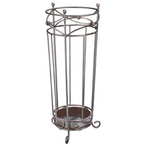 Jerome Metal Umbrella Stand In Anthracite