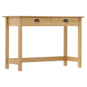 Kendal Wooden Console Table With 2 Drawers In Brown
