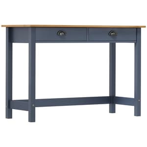 Kendal Wooden Console Table With 2 Drawers In Grey And Brown