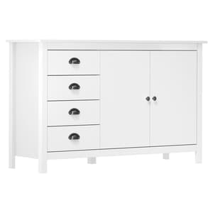 Kendal Wooden Sideboard With 4 Drawers In White