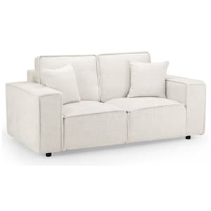 Maria Fabric 2 Seater Sofa In Cream