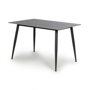 Modico Ceramic Dining Table 1.2m In Grey Granite Effect