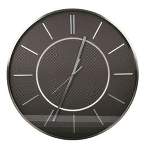 Move Glass Wall Clock With Anthracite And Graphite Metal Frame