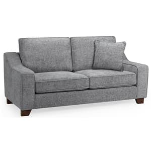 Nazra Fabric 3 Seater Sofa In Slate