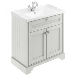 Ocala 82cm Floor Vanity Unit With 1TH Basin In Timeless Sand