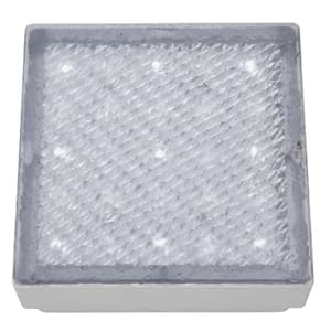Recessed Small Square Walkover Light With White LED