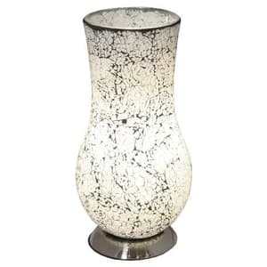 Mosaic White Vase Lamp