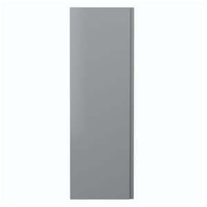 Urfa 40cm Bathroom Wall Hung Tall Unit In Satin Grey